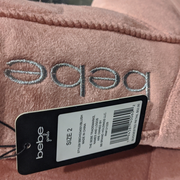 BEBE MICROSUEDE FAUX FUR LINED WINTER KIDS BOOT SIZE 3 NWT ❤ - Picture 4 of 8